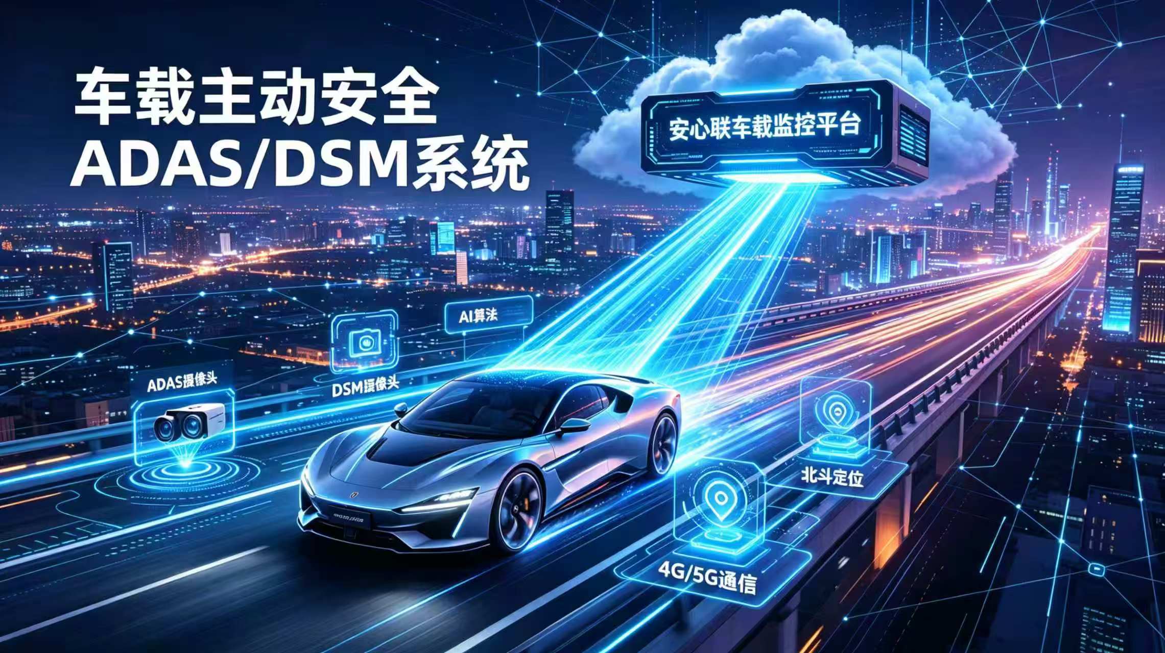 车载主动安全ADAS/DSM技术原理、业务应用与平台接入方案